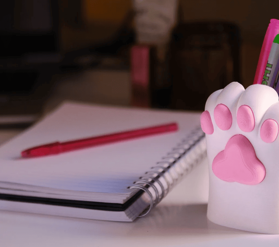 3d printed gifts_2_cute paw cup